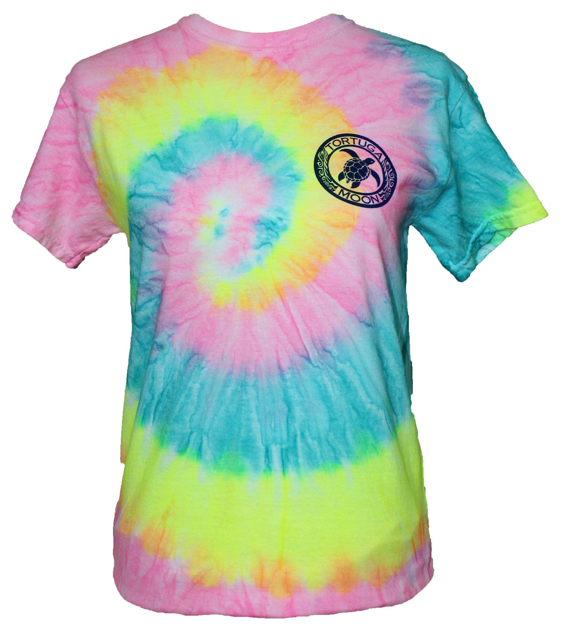 Southern Attitude Tortuga Moon Tribal Turtle Tie-dye T-Shirt