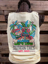 Southern Chics Aloha Let&#39;s Luau Tiki Beach Comfort Colors Girlie Bright T Shirt Tank Top