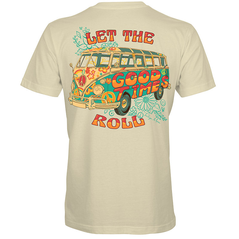 Southern Attitude Tortuga Moon Good Time Roll Van Comfort Colors T-Shirt