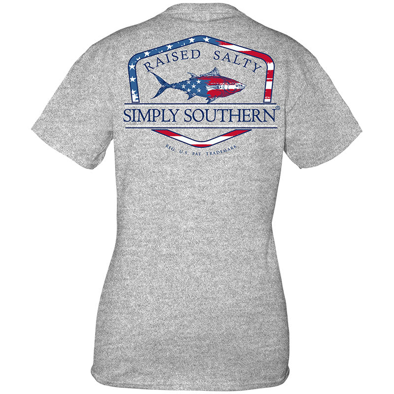 SALE Simply Southern USA Flag Fish Unisex T-Shirt