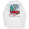 SALE Southern Couture Farm Fresh Christmas Trees Comfort Colors Long Sleeve T-Shirt