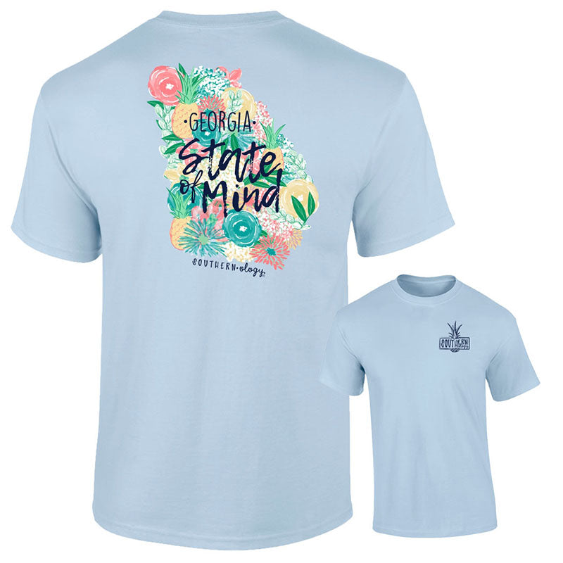 SALE Southernology Georgia State Of Mind Comfort Colors T-Shirt