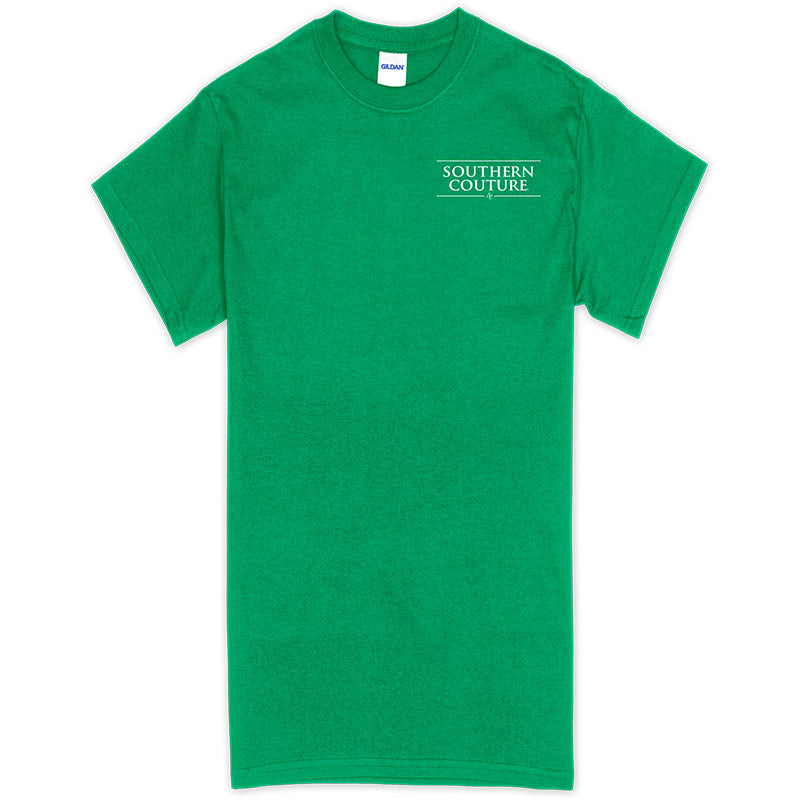 SALE Southern Couture Classic Christmas Wreath Holiday T-Shirt