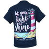 Southern Attitude Let Your Light Shine Lighthouse T-Shirt
