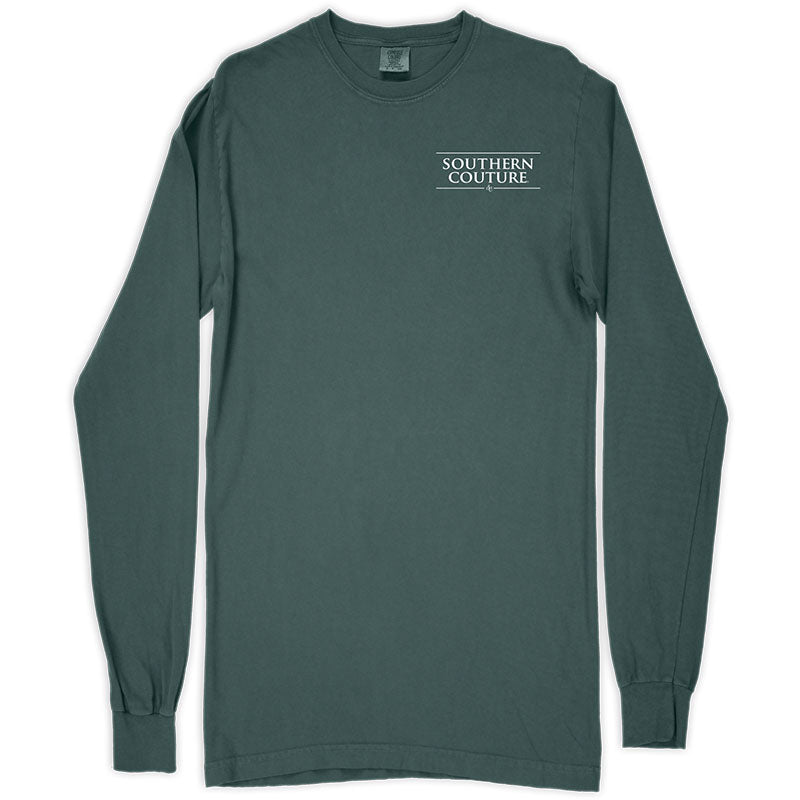 SALE Southern Couture Born To Roam Bear Long Sleeve Comfort Colors T-Shirt