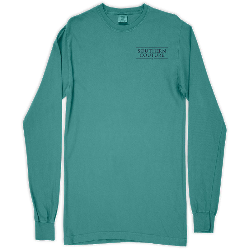SALE Southern Couture Your Gonna Rise Long Sleeve Comfort Colors T-Shirt