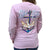 Southern Attitude Preppy Anchor In The Storm Pink Long Sleeve T-Shirt