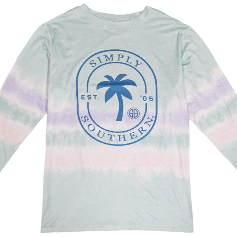 Simply Southern Palm Tree Beach Rash Guard Long Sleeve T-Shirt