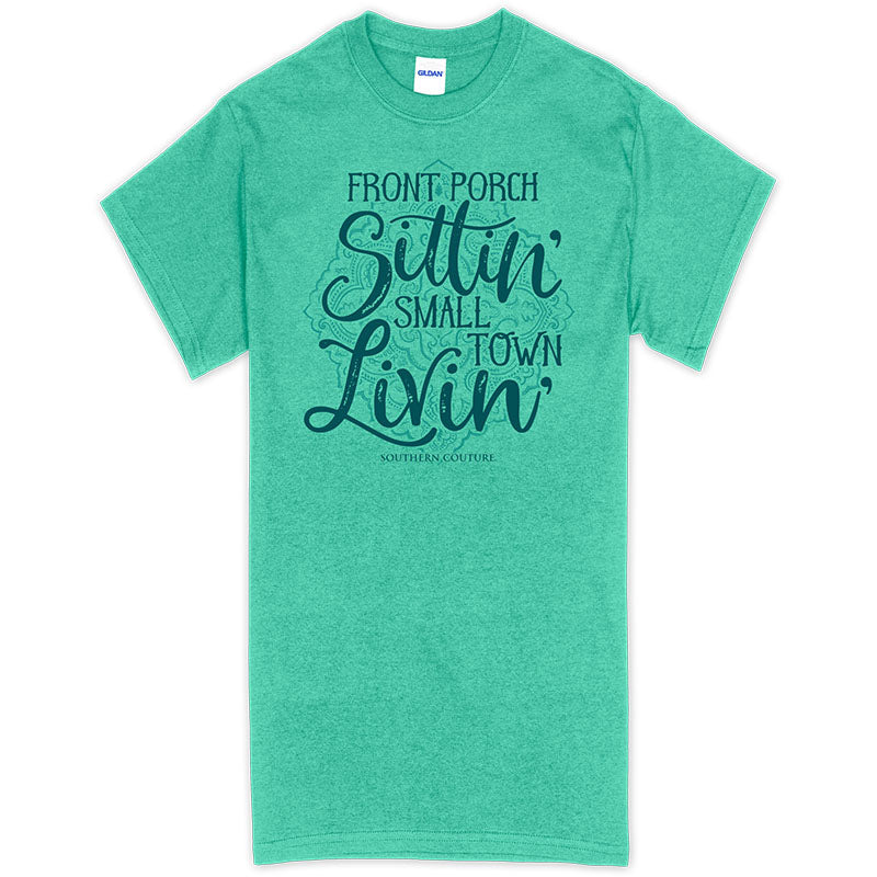 Southern Couture Porch Small Town Livin Soft T-Shirt