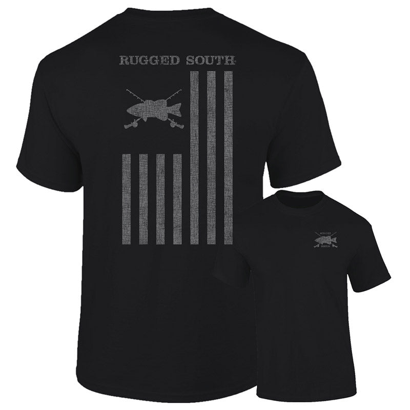 Southernology Rugged South Fish Flag Comfort Colors Unisex T-Shirt