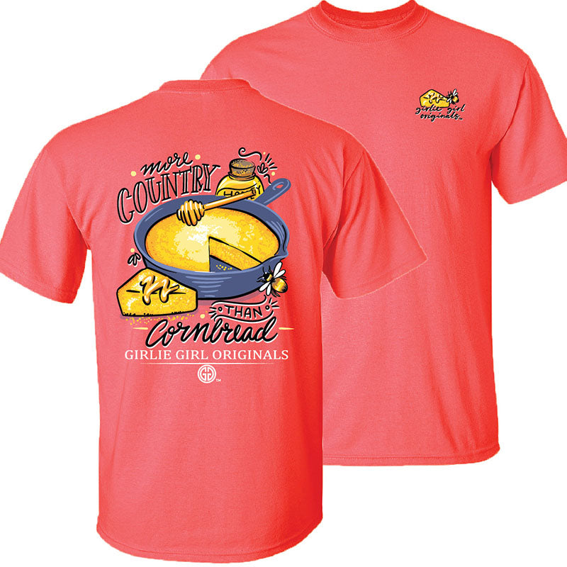Girlie Girl Originals More Country Than Cornbread T-Shirt