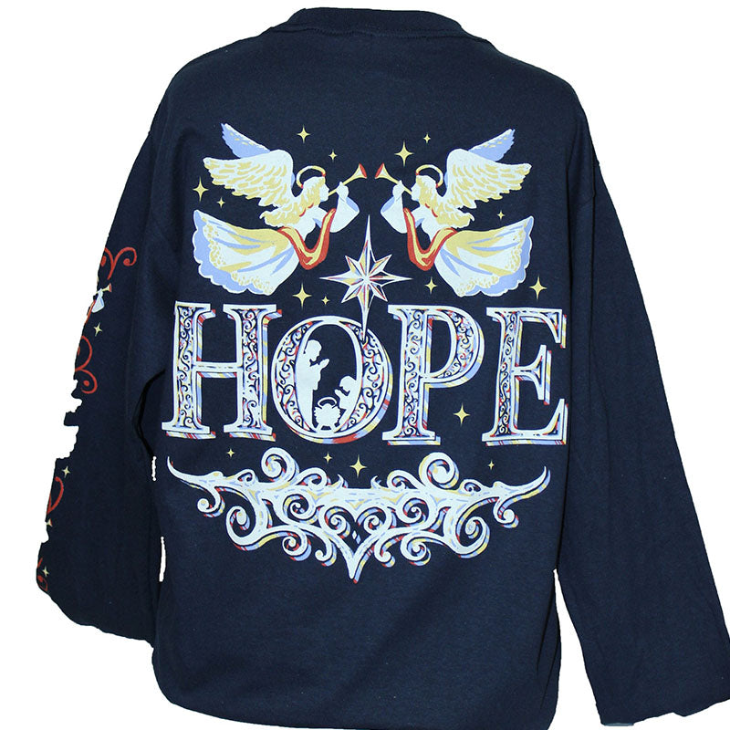 SALE Southern Attitude Preppy Hope Holiday Long Sleeve T-Shirt