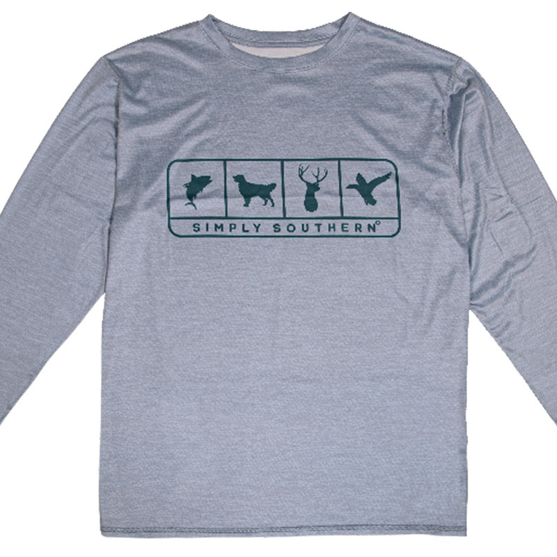 SALE Simply Southern Outdoor Games Rash Guard Unisex Long Sleeve T-Shirt