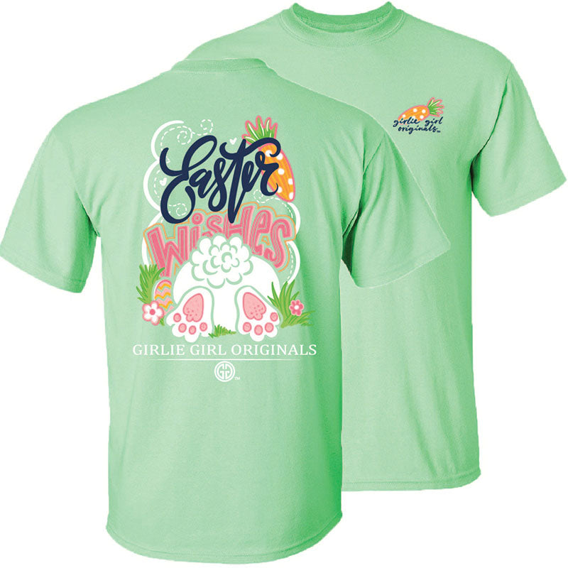 Girlie Girl Originals Easter Wishes Mint T-Shirt