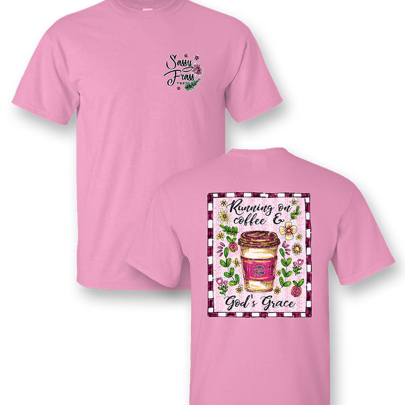 Sassy Frass Preppy Coffee And Gods Grace T-Shirt