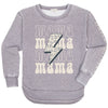 Simply Southern Mama Bolt Long Sleeve Crew Sweatshirt
