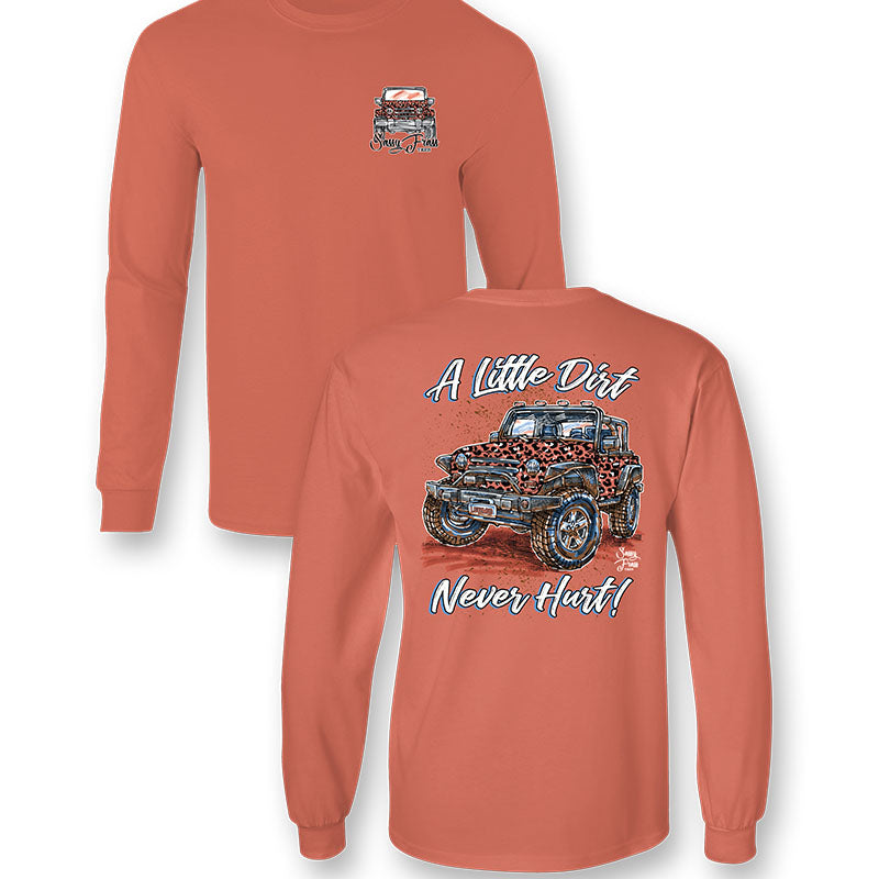 SALE Sassy Frass Little Dirt Never Hurt Comfort Colors Long Sleeve T-Shirt