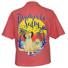 Southern Attitude Coral Beaches Be Salty T-Shirt