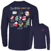 Southernology Ashton Brye Christmas Bucket List Comfort Colors Long Sleeve T-Shirt