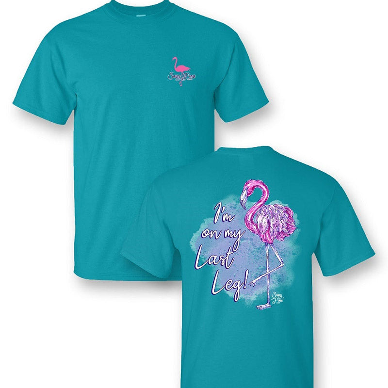 Sassy Frass I'm on my Last Leg Flamingo T-Shirt