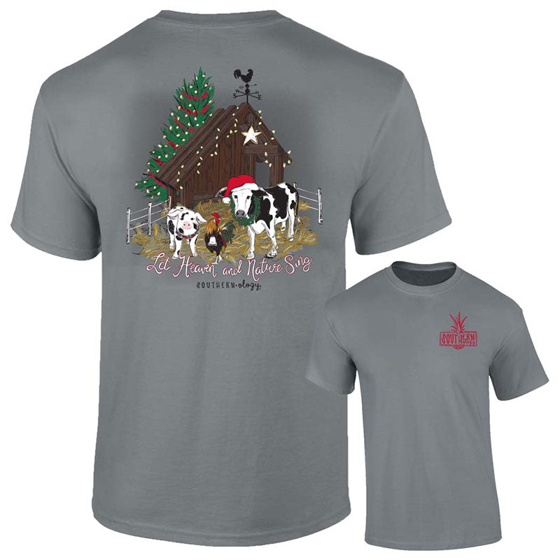 Southernology Heaven and Nature Sing Holiday Comfort Colors T-Shirt