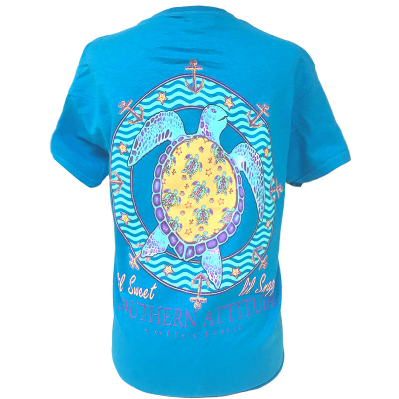 Southern Attitude Preppy Lil Snappy Turtle T-Shirt