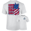 Southernology Liberty USA Pineapple Comfort Colors White T-Shirt