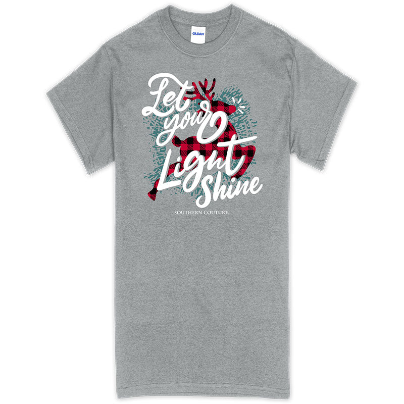 Southern Couture Let Your Light Shine Holiday Soft T-Shirt