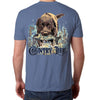 Country Life Outfitters Fishing Dog Unisex Green T-Shirt