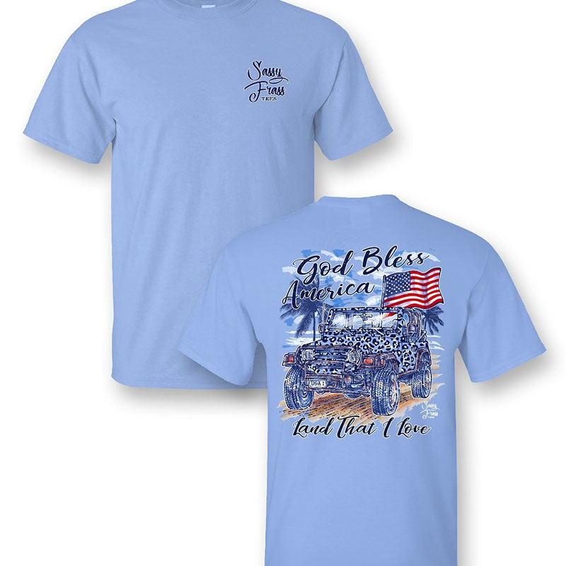 Sassy Frass American Flag USA T-Shirt