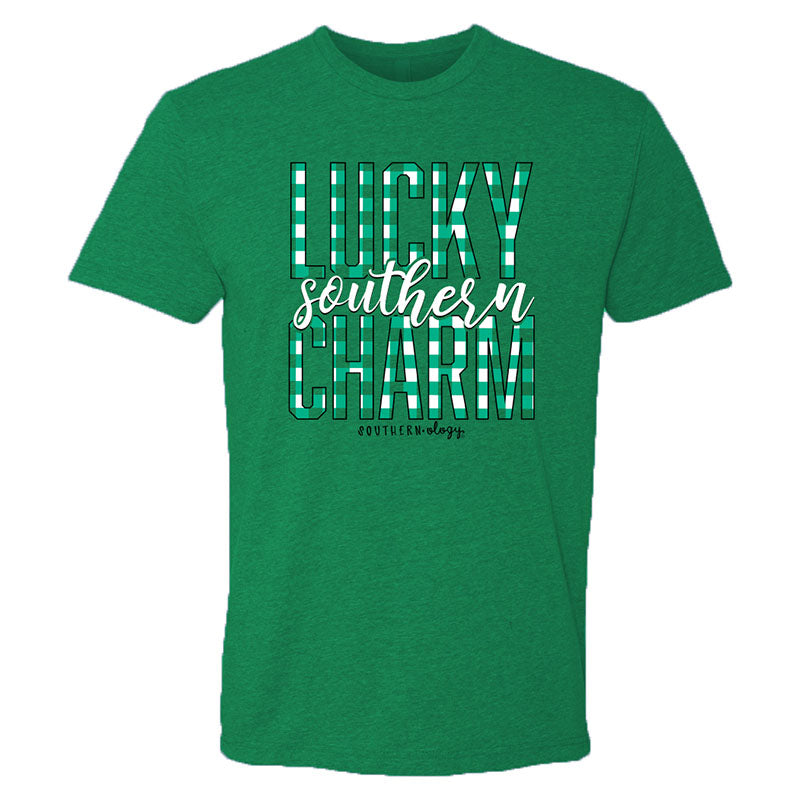 Southernology Statement Collection Lucky Charm Irish Canvas T-Shirt