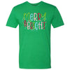 Southernology Statement Merry and Bright Holiday Canvas T-Shirt