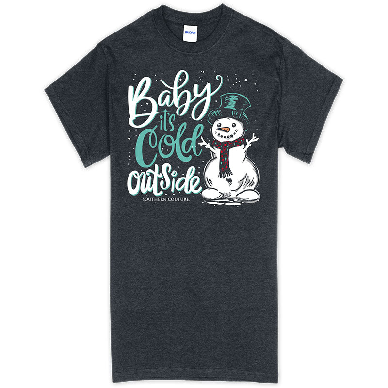 Southern Couture Its Cold Outside Holiday Soft T-Shirt