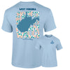 Southernology Neck of the Woods West Virginia Comfort Colors T-Shirt