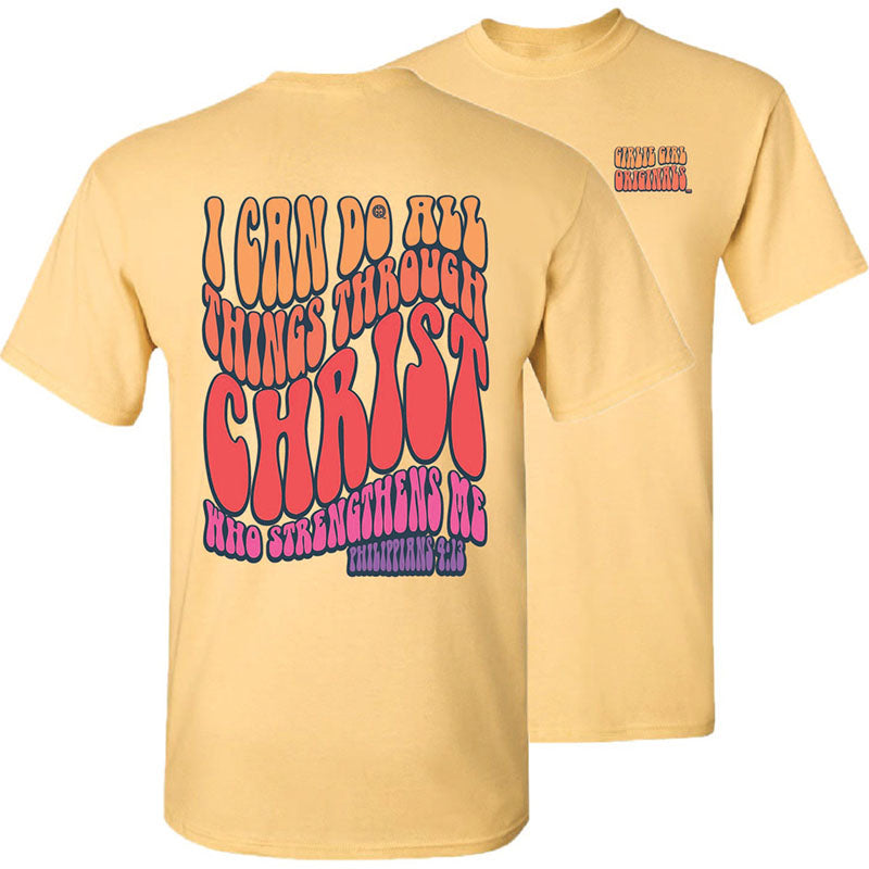 Girlie Girl Originals Christ Strengthens Me T-Shirt