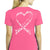 Southern Attitude Faith Hope Love Breast Cancer Heart T-Shirt