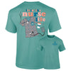 Southernology Leopard Nurse Life Scrubs Comfort Colors T-Shirt