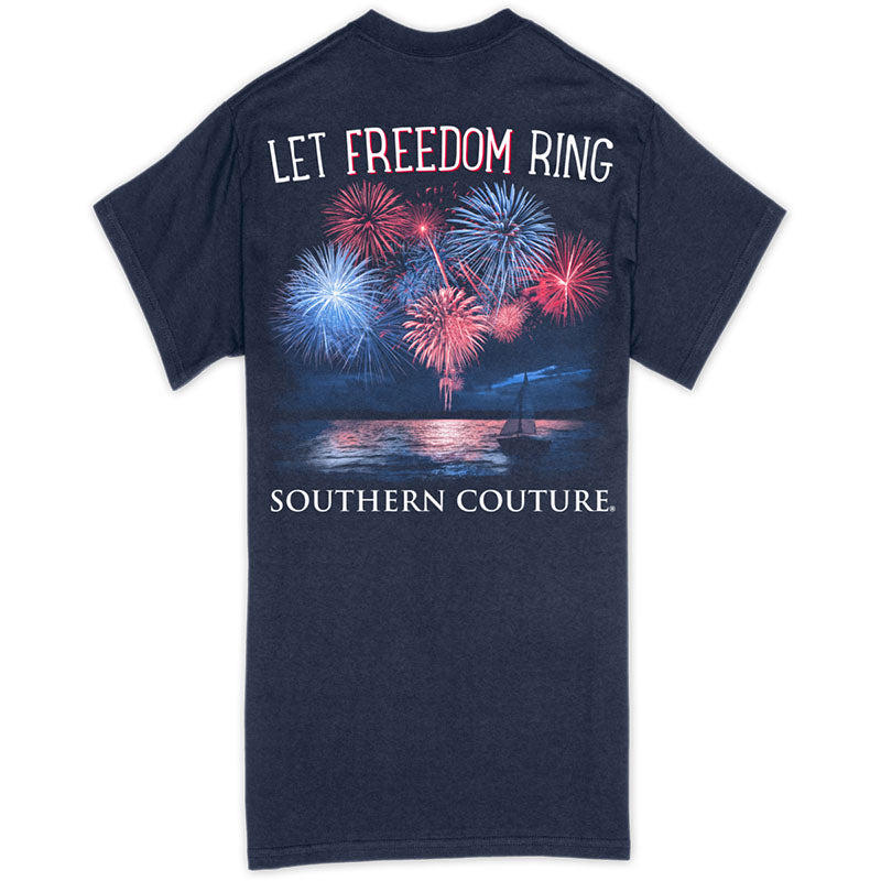 Southern Couture Classic Let Freedom Ring USA T-Shirt