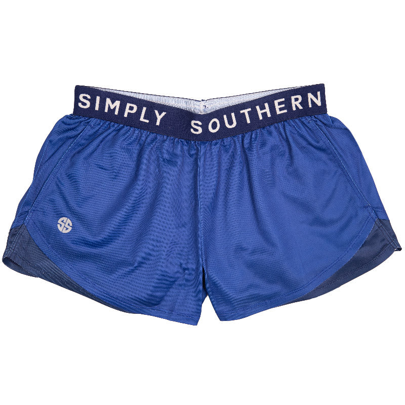 Simply Southern Preppy Cobalt Cheer Shorts