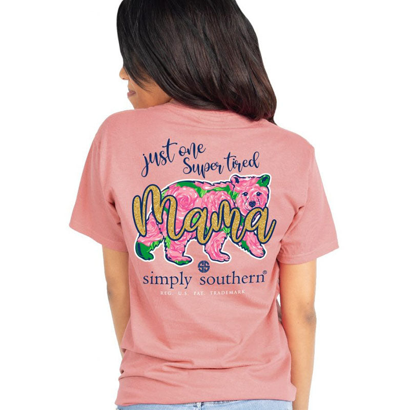 Simply Southern Super Tired Mama Bear T-Shirt
