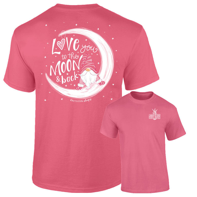 Southernology Love you to the Moon & Back Gnome Comfort Colors T-Shirt