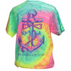 Southern Attitude Refuse To Sink Anchor Tie Dye T-Shirt