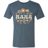 Southernology Groovy Floral Mama Statement Canvas T-Shirt