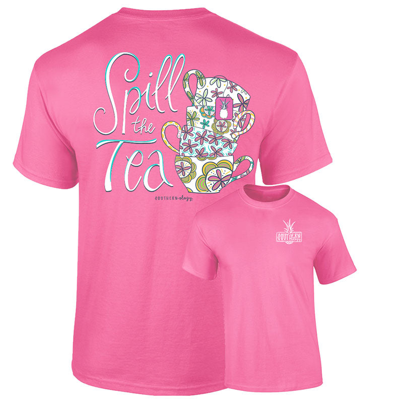 Southernology Spill the Tea Comfort Colors T-Shirt