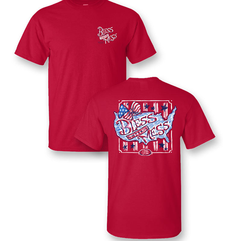 Sassy Frass Bless This Mess USA T-Shirt