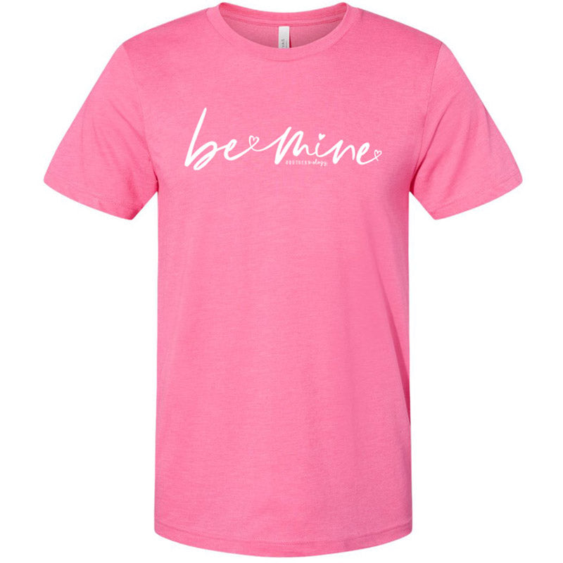 Southernology Statement Collection Be Mine Script Canvas T-Shirt