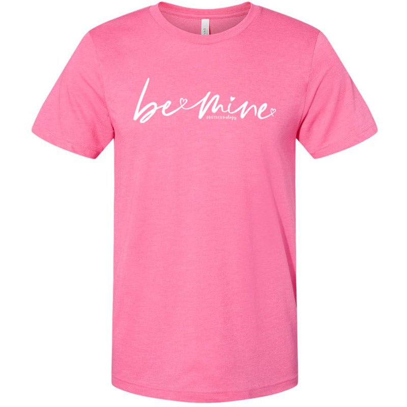 Southernology Statement Collection Be Mine Script Canvas T-Shirt