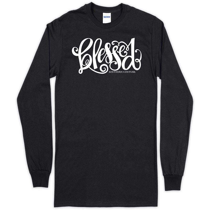 Southern Couture Blessed Long Sleeve Soft T-Shirt