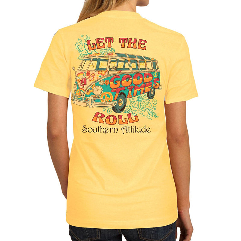 Southern Attitude Good Times Roll Van T-Shirt