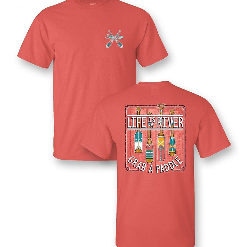 Sassy Frass Life Is A River Canoe Comfort Colors T-Shirt